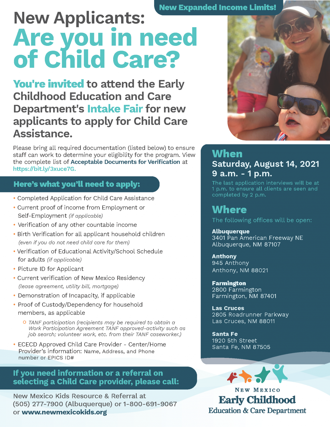 ECECD Early Childhood Community Newsletter: August 9, 2021 | Early ...