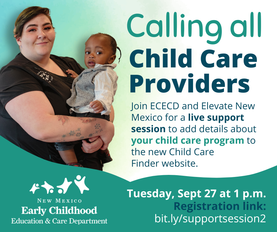 ECECD Early Childhood Community Newsletter: September 19, 2022